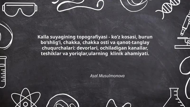 Kalla suyagining topografiyasi