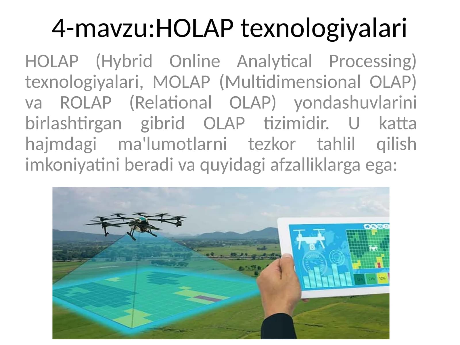 HOLAP texnologiyalari
