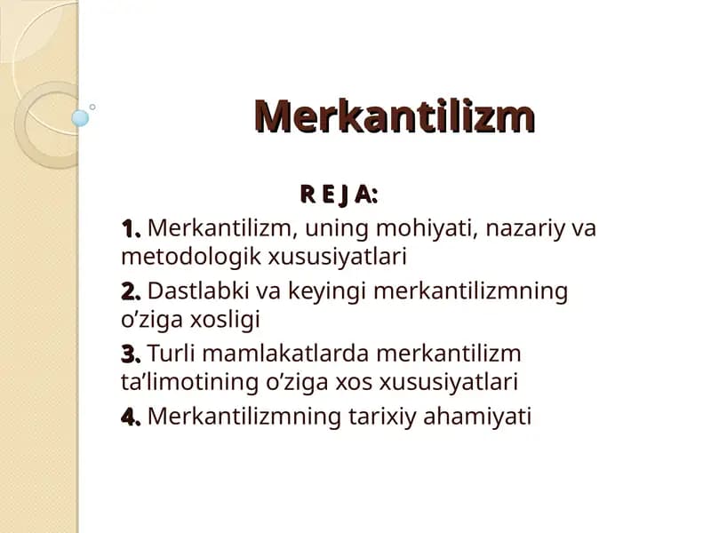 Merkantilizm