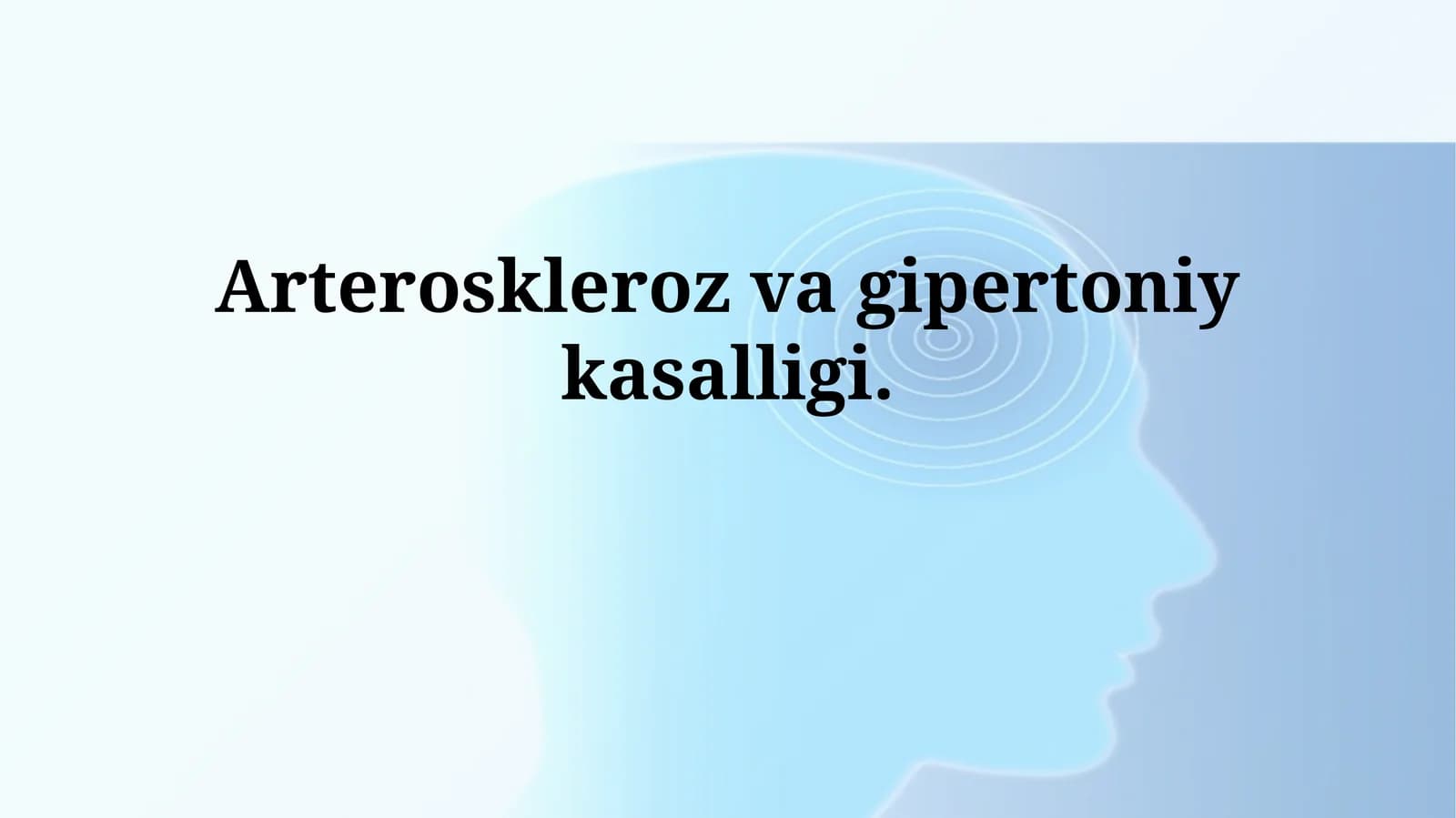 Arteroskleroz va gipertoniyka