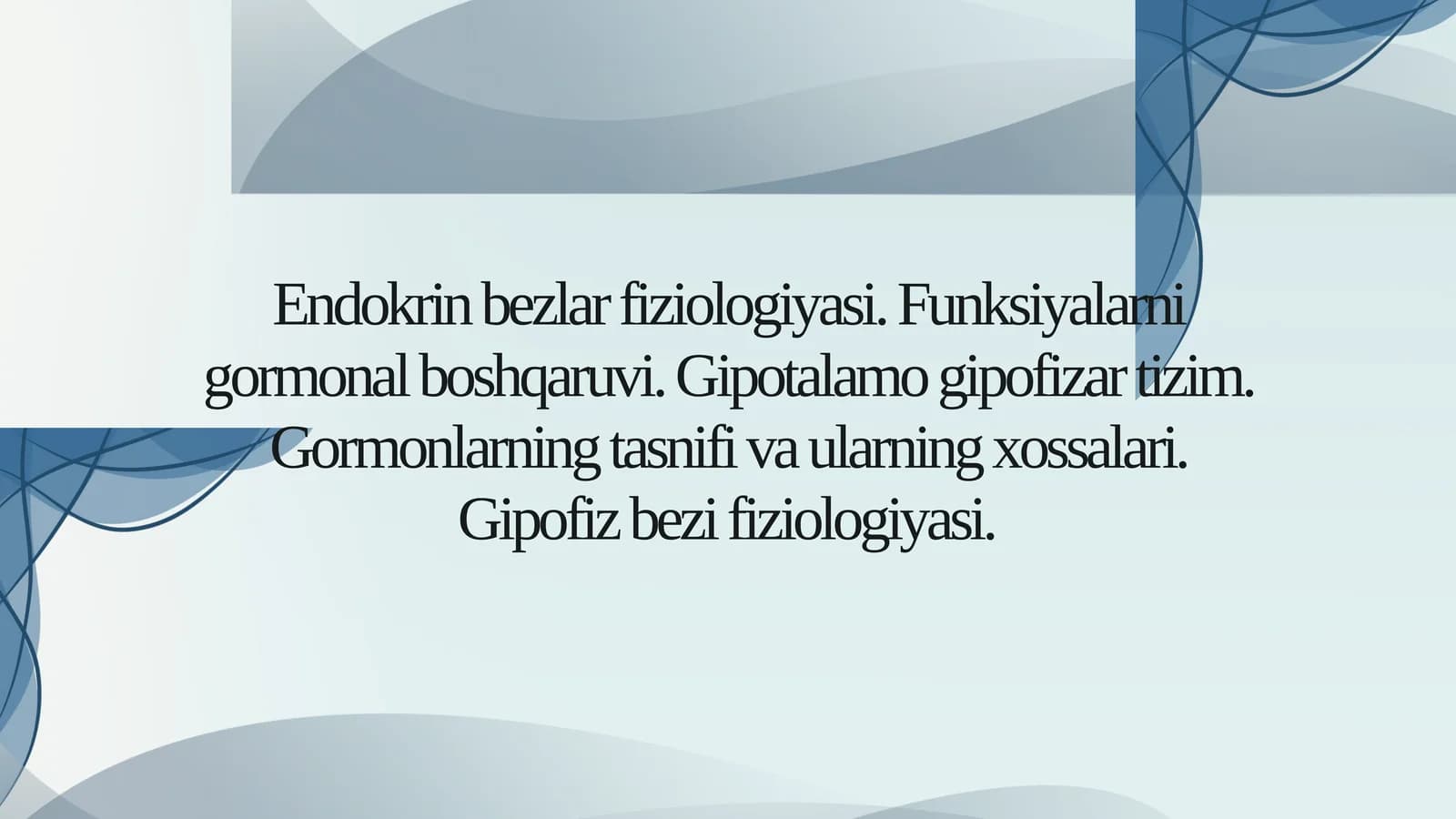 Endokrin sistemasi