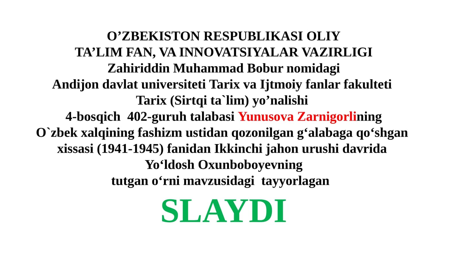 Hayoti va urush arafasidagi siyosiy mavqei