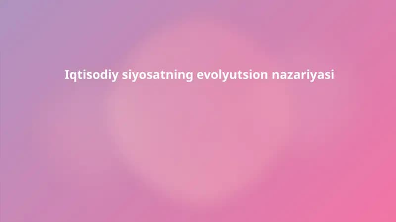 Davlat Qarzi va Iqtisodiy O'sish