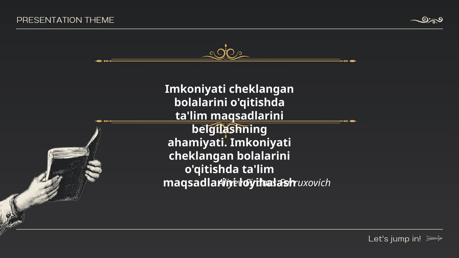 Ta'lim maqsadlarini belgilashning ahmiyati