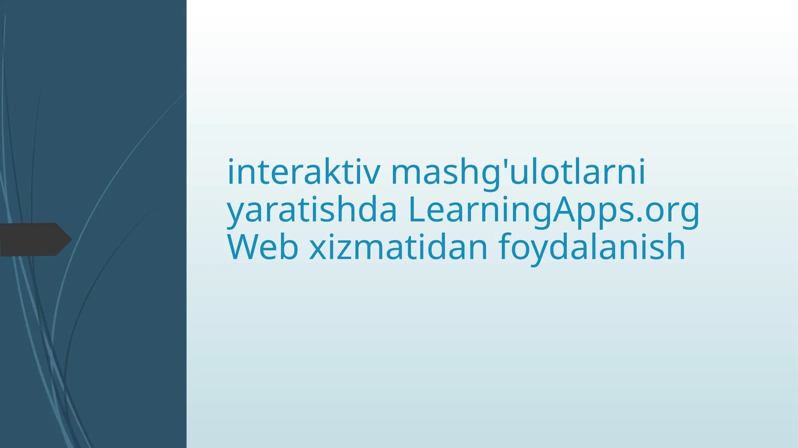 LearningApps dasturi