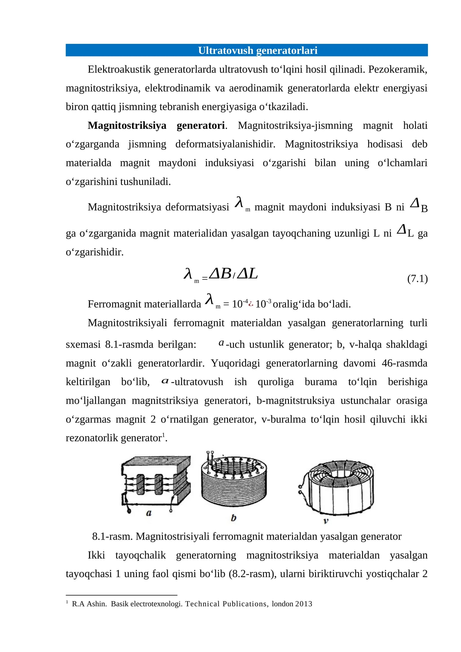 Ultratovush generatorlari