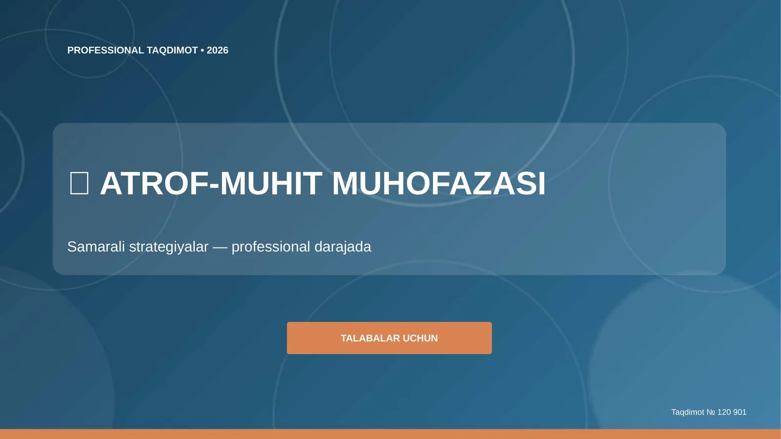 ATROF-MUHIT MUHOFAZASI