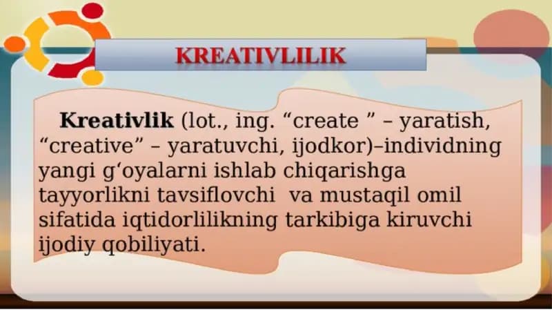 Kreativlik
