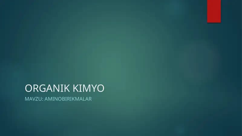 AMINOBIRIKMALAR