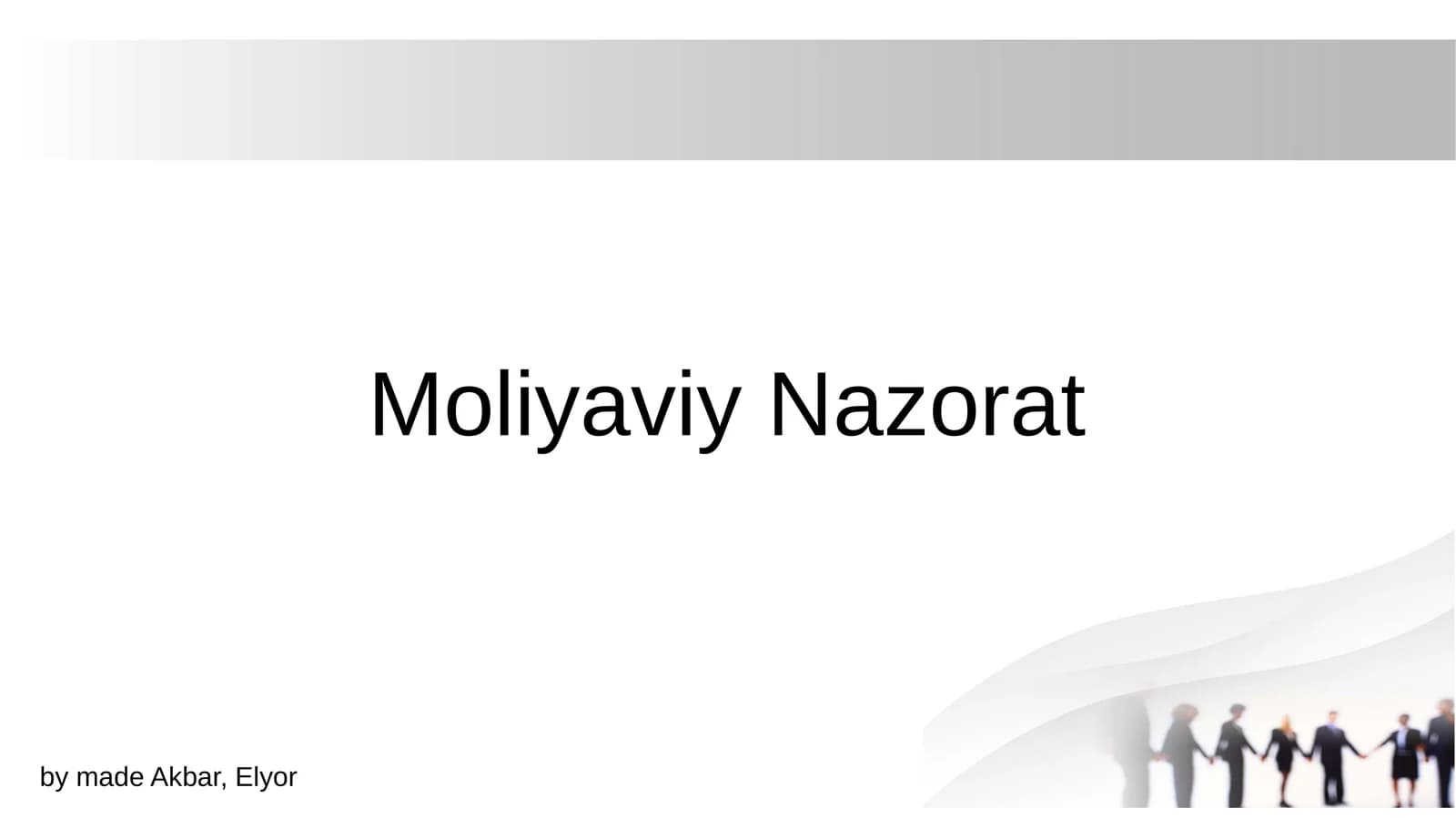 moliyaviy nazorat