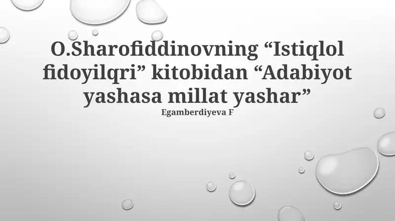Istiqlol fidoyilqri