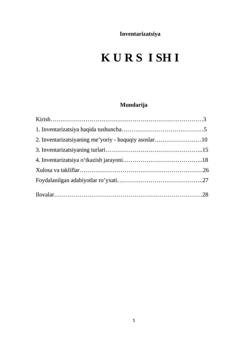 Inventarizatsiya
