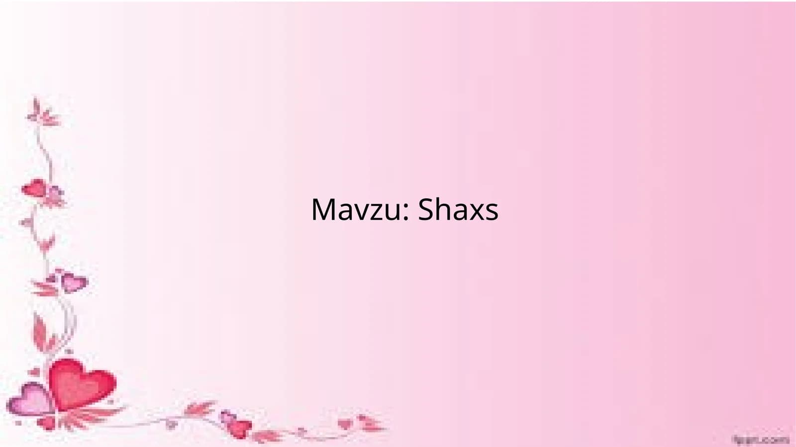 Shaxs