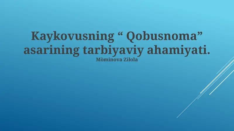 Qobusnoma