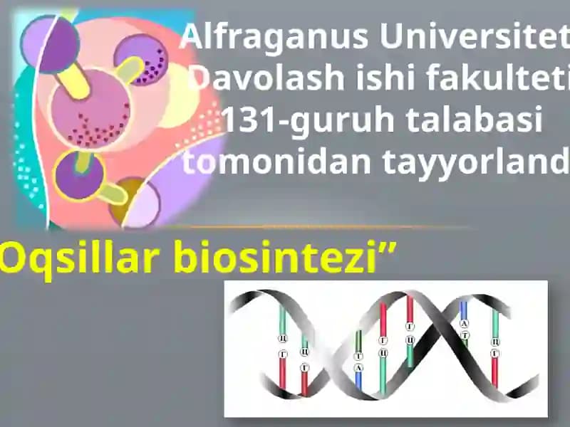 Oqsillar biosintezi