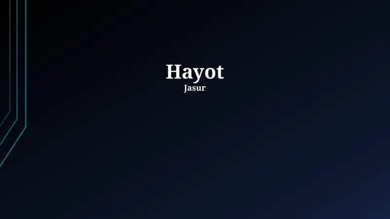 Hayot: Ta'riflar va Asoslar