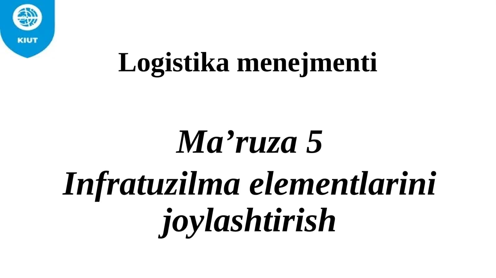 Logistikamenejmenti