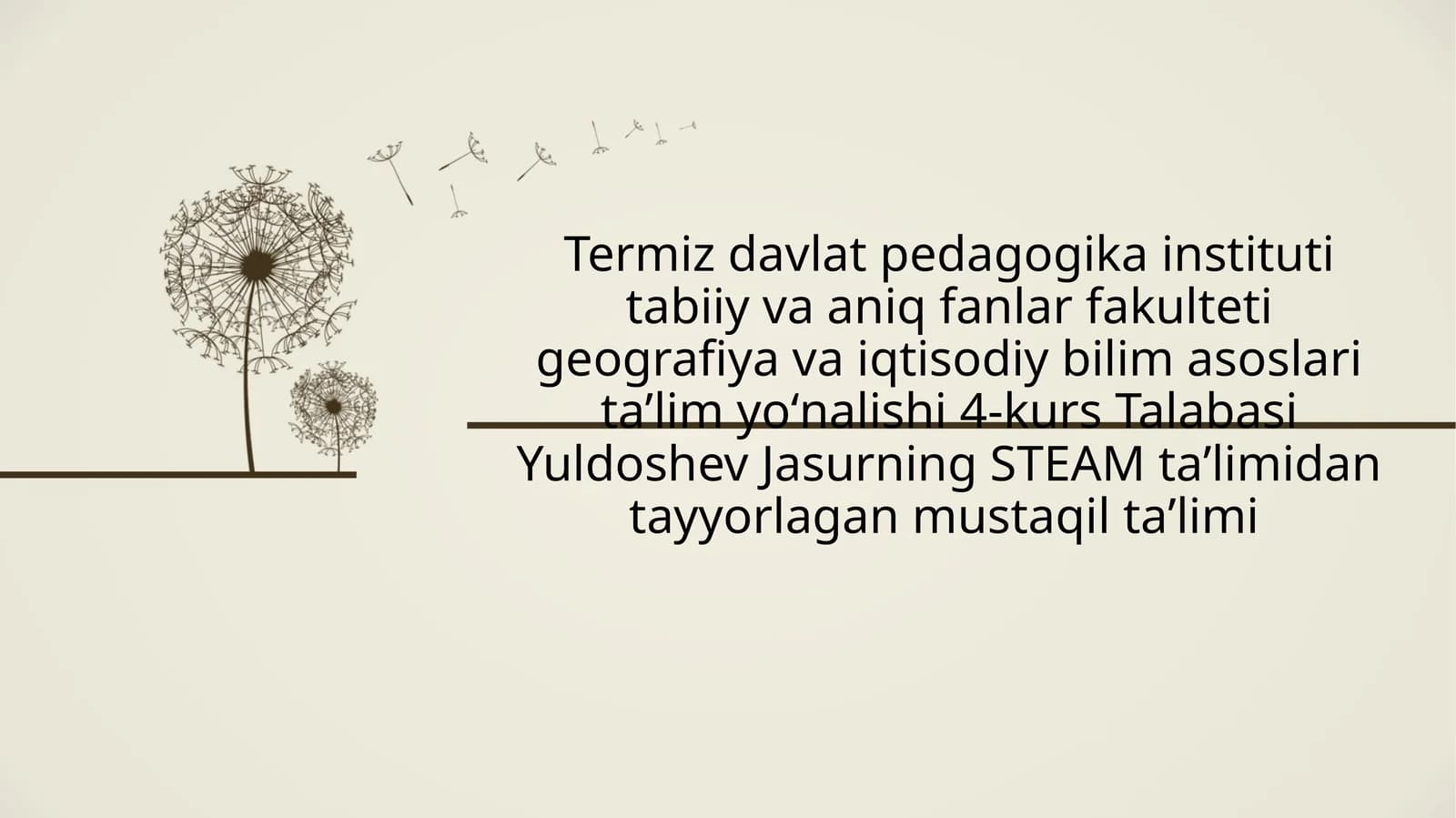 STEAM texnologiyasi