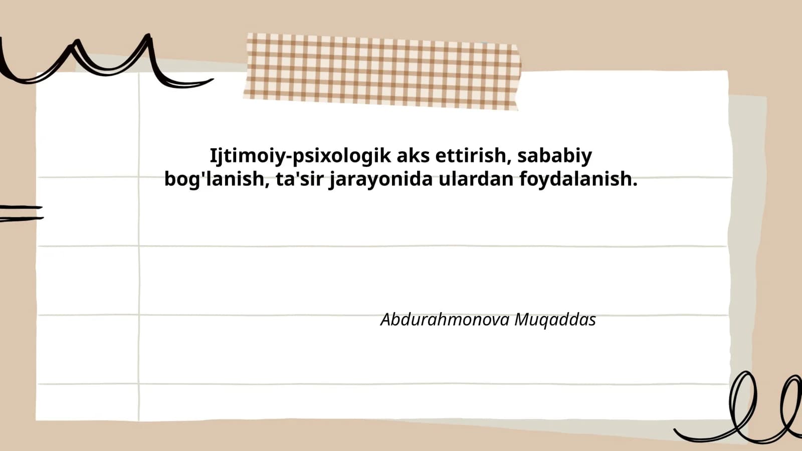 Ijtimoiy-psixologik aks ettirish