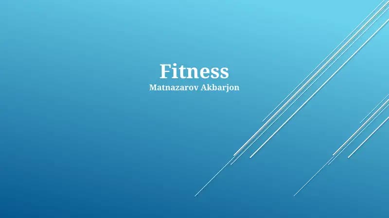 Fitness