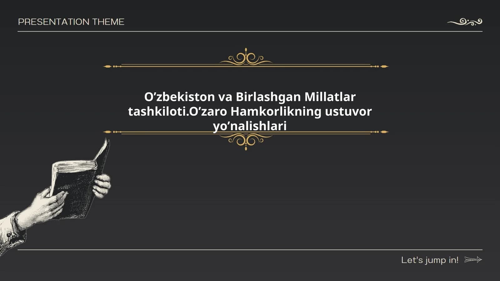Oʼzbekiston va Birlashgan Millatlar tashkiloti:Oʼzaro Hamkorlikning ustuvor yoʼnalishlari