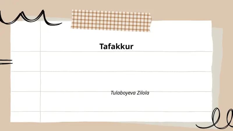 Tafakkur