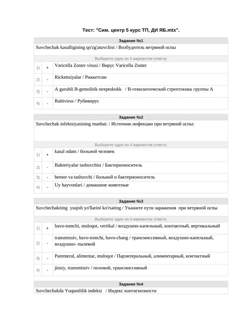 Suvchechak kasalligining qo'zg'atuvchisi