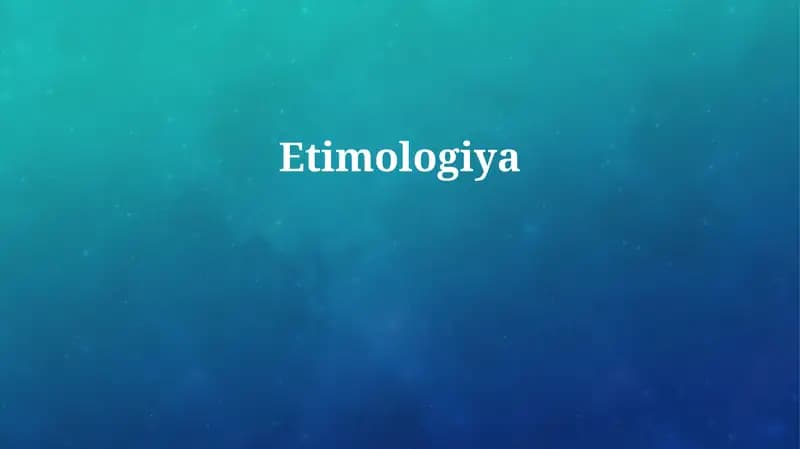Etimologiya