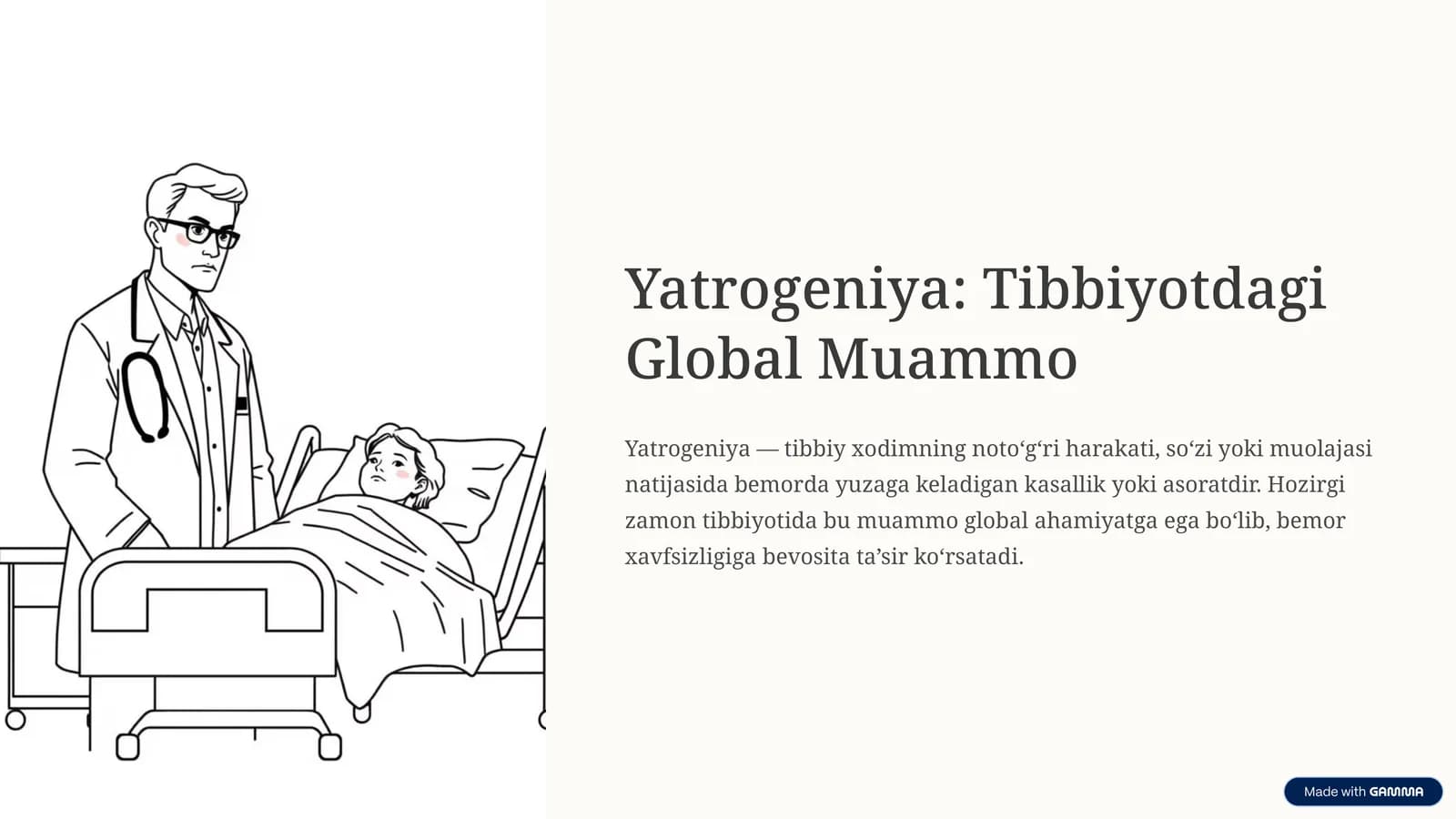 Yatrogeniya: Tibbiyotdagi Global Muammo