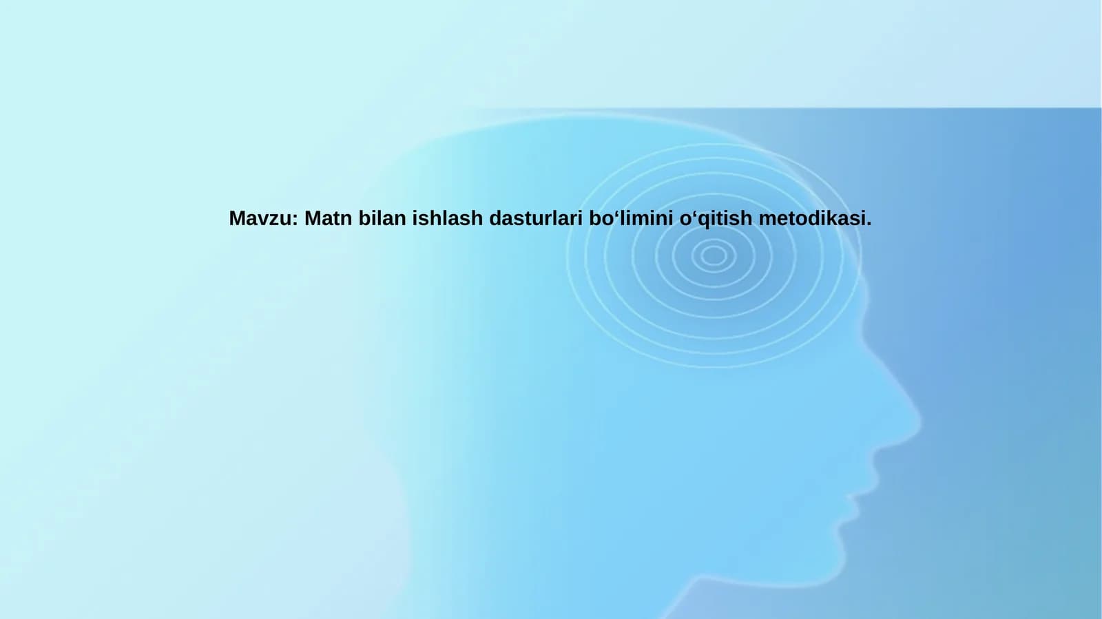 Matnbilanishlashdasturlaribo‘liminio‘qitishmetodikasi