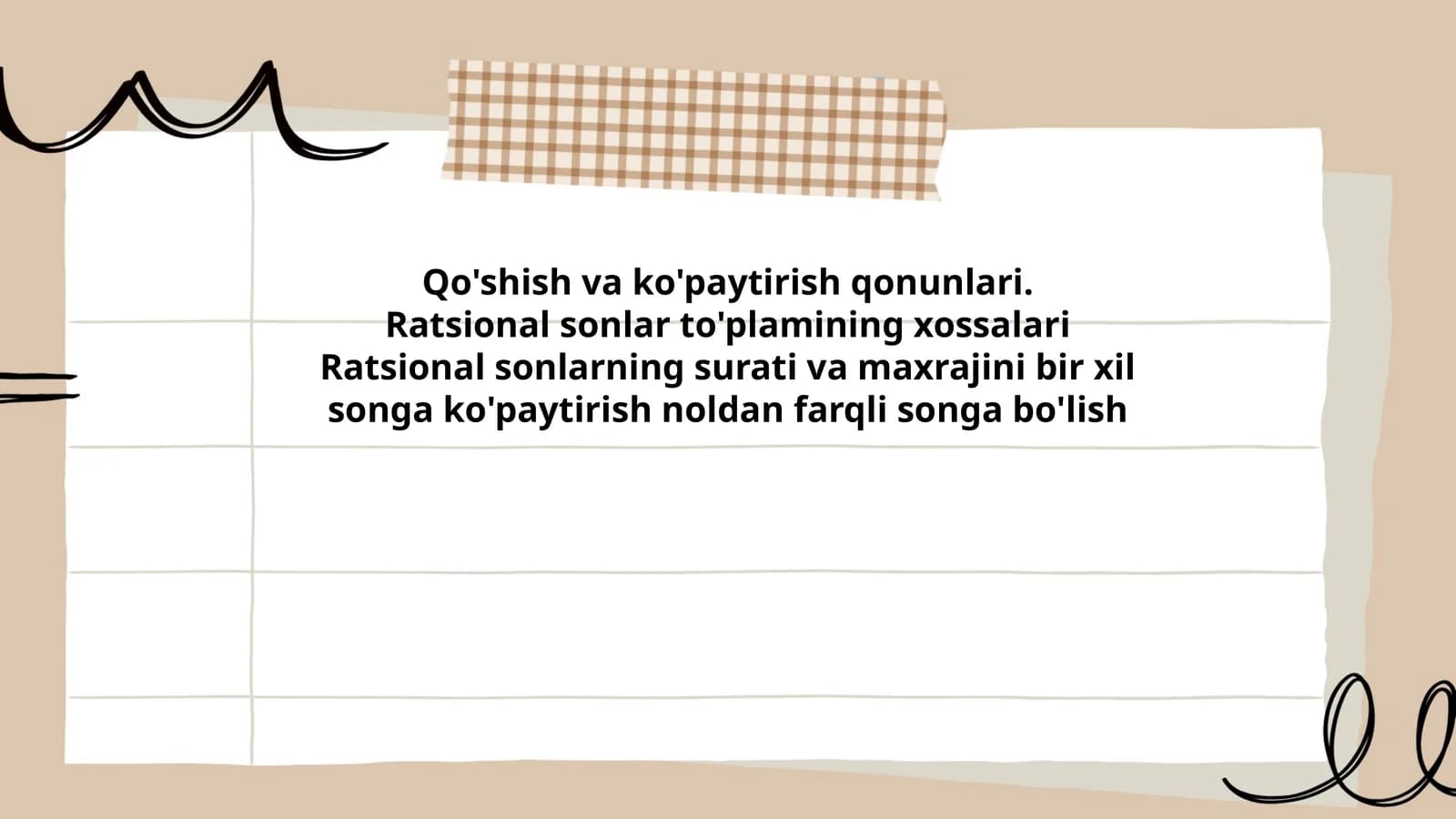 Ratsional sonlar to'plami