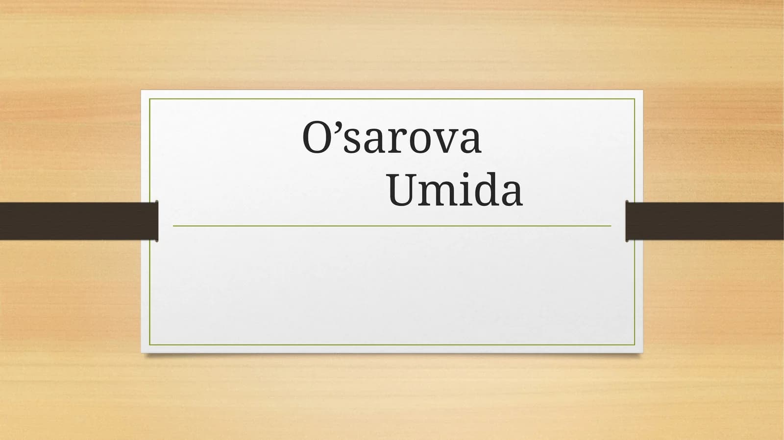 Alohida olingan so’z turkumlari