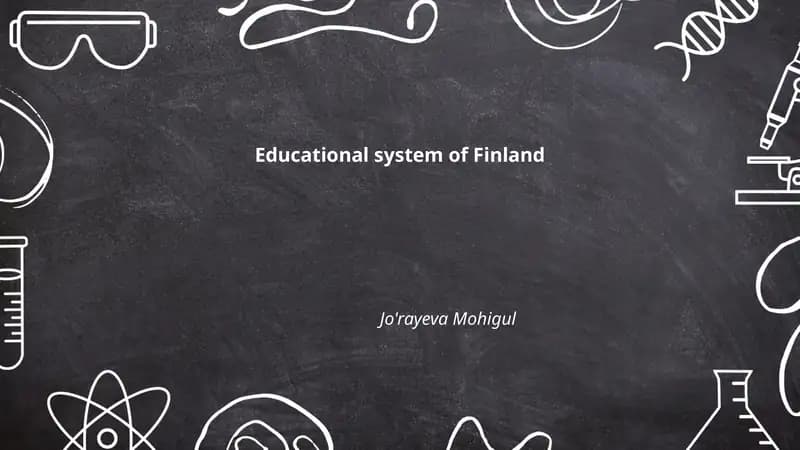 Educational system of Finland