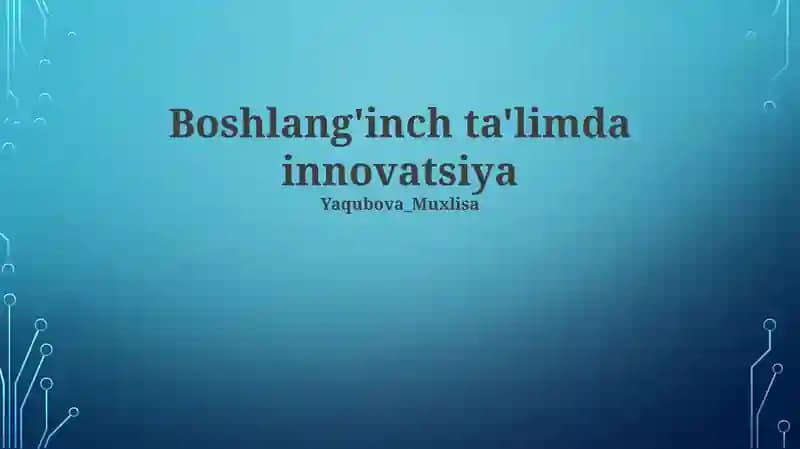 Innovatsion yondashuvlar muvaffaqiyatini o'lchash