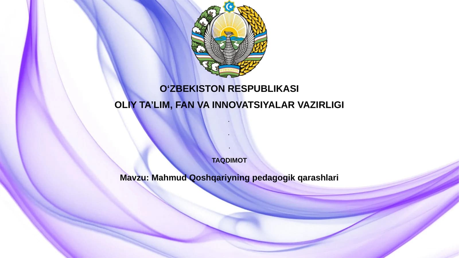Mahmud Qoshqariyning pedagogik qarashlari