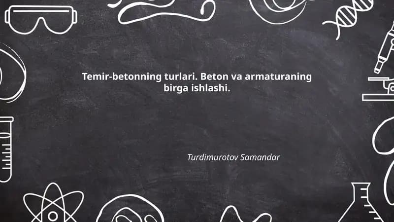 Temir-betonning turlari
