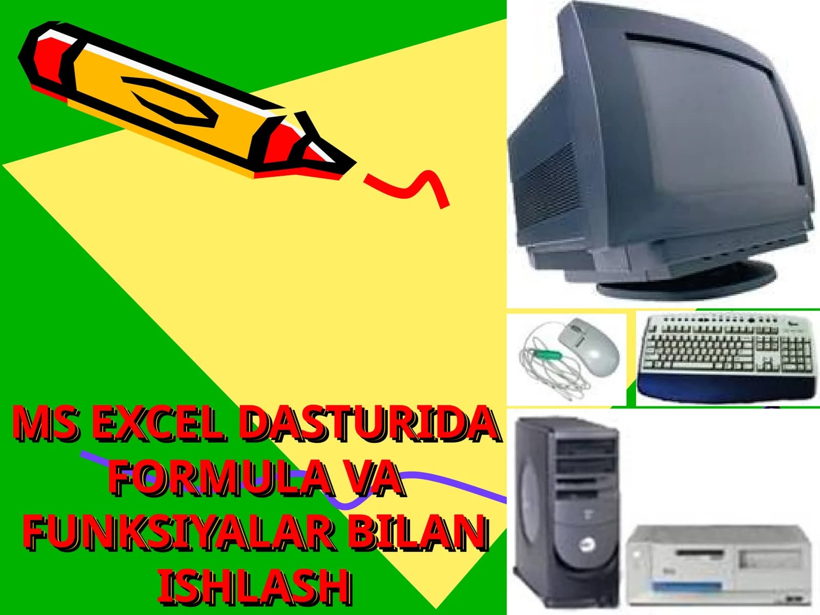 MS EXCEL DASTURIDA FORMULA VA FUNKSIYALAR BILAN ISHLASH