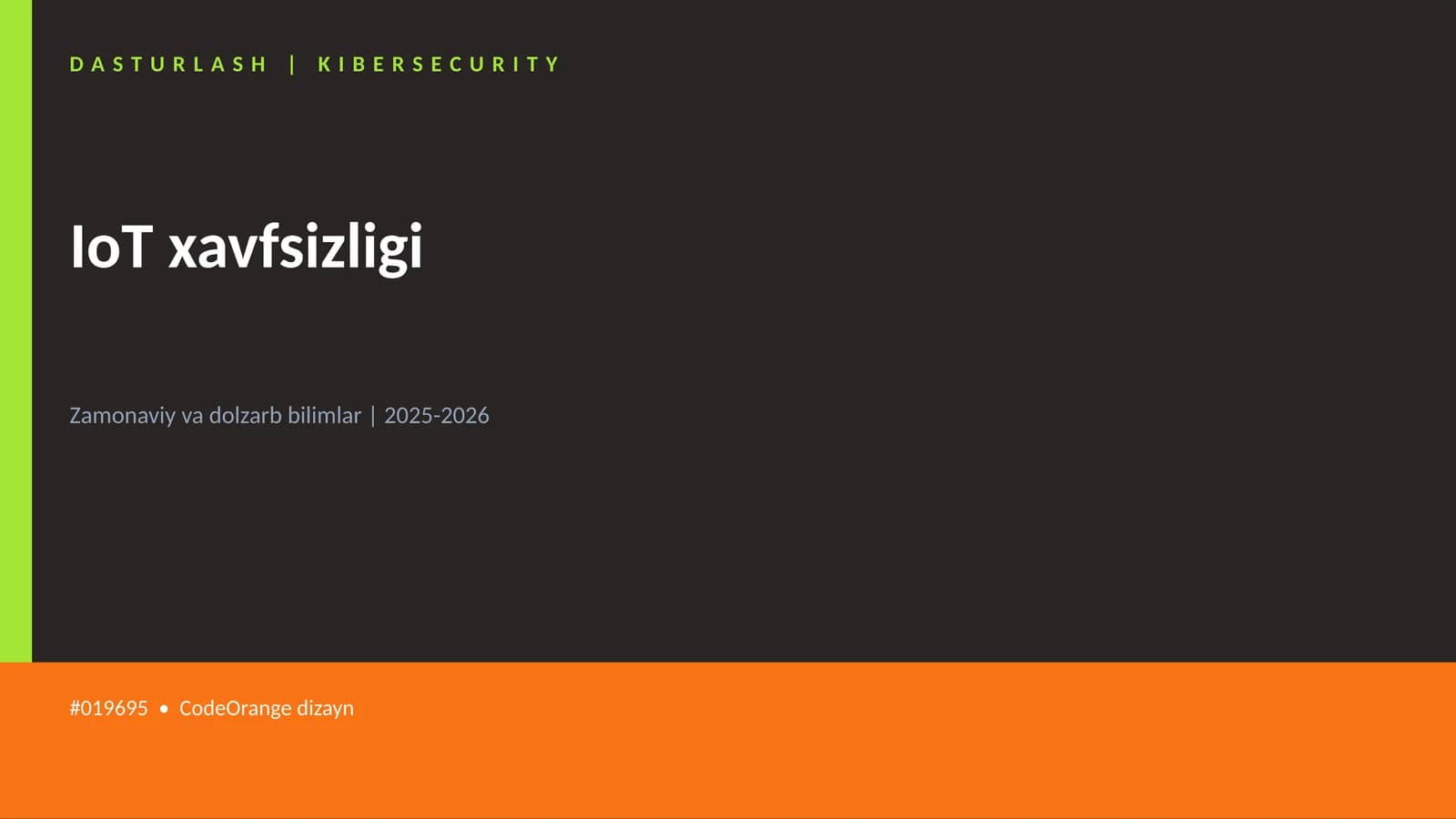 IoT xavfsizligi