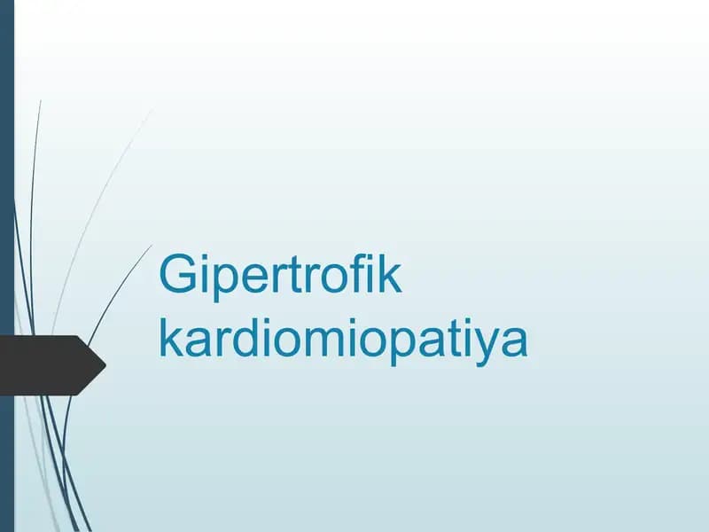 Gipertrofik kardiomiopatiya