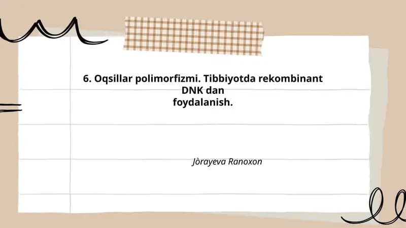 Oqsillar polimorfizmi