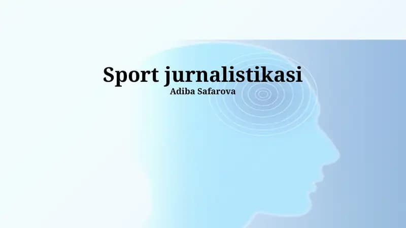 Sport jurnalistikasi