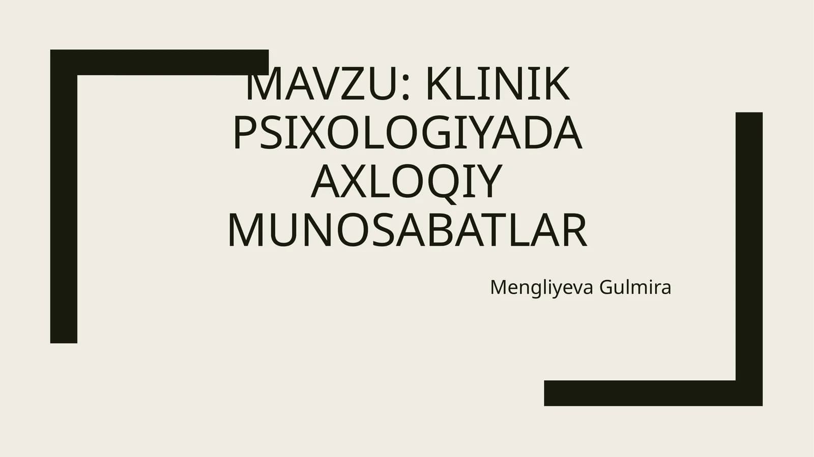 Klinik psixologiyada axloqiy munosabatlar