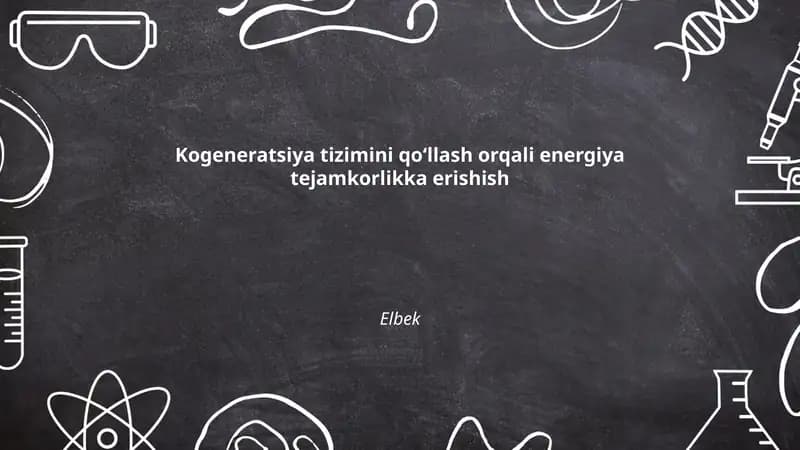 Kogeneratsiya tizimlari