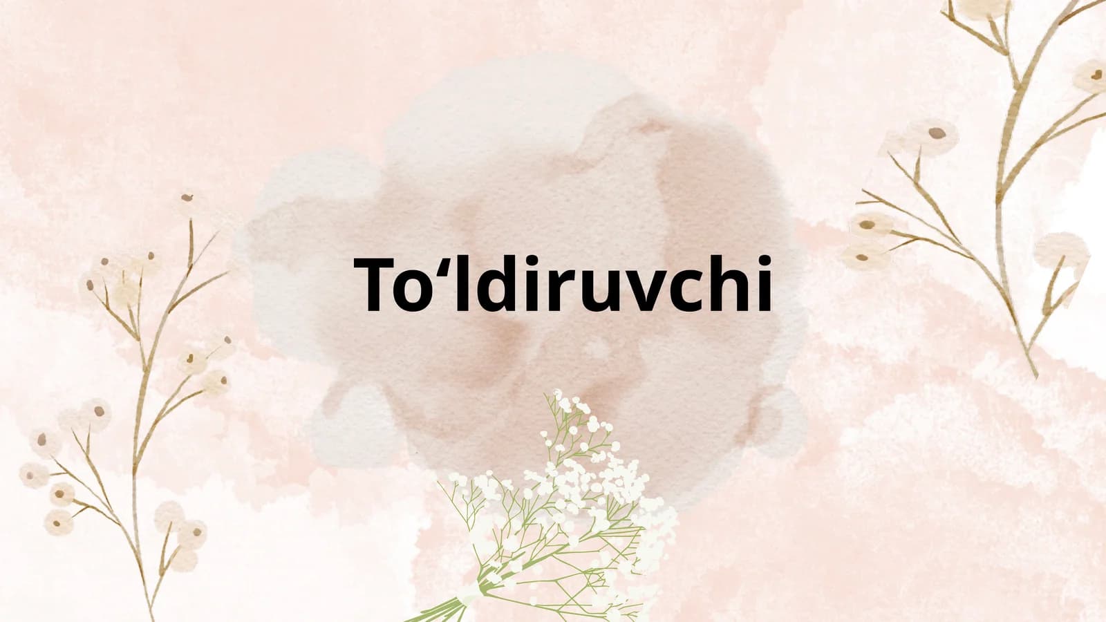 Qadimgi turkiy tilda to'ldiruvchi