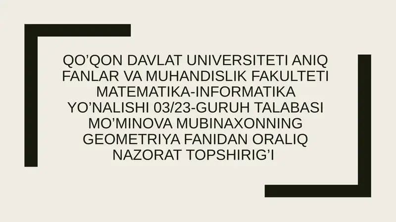 Geometriya