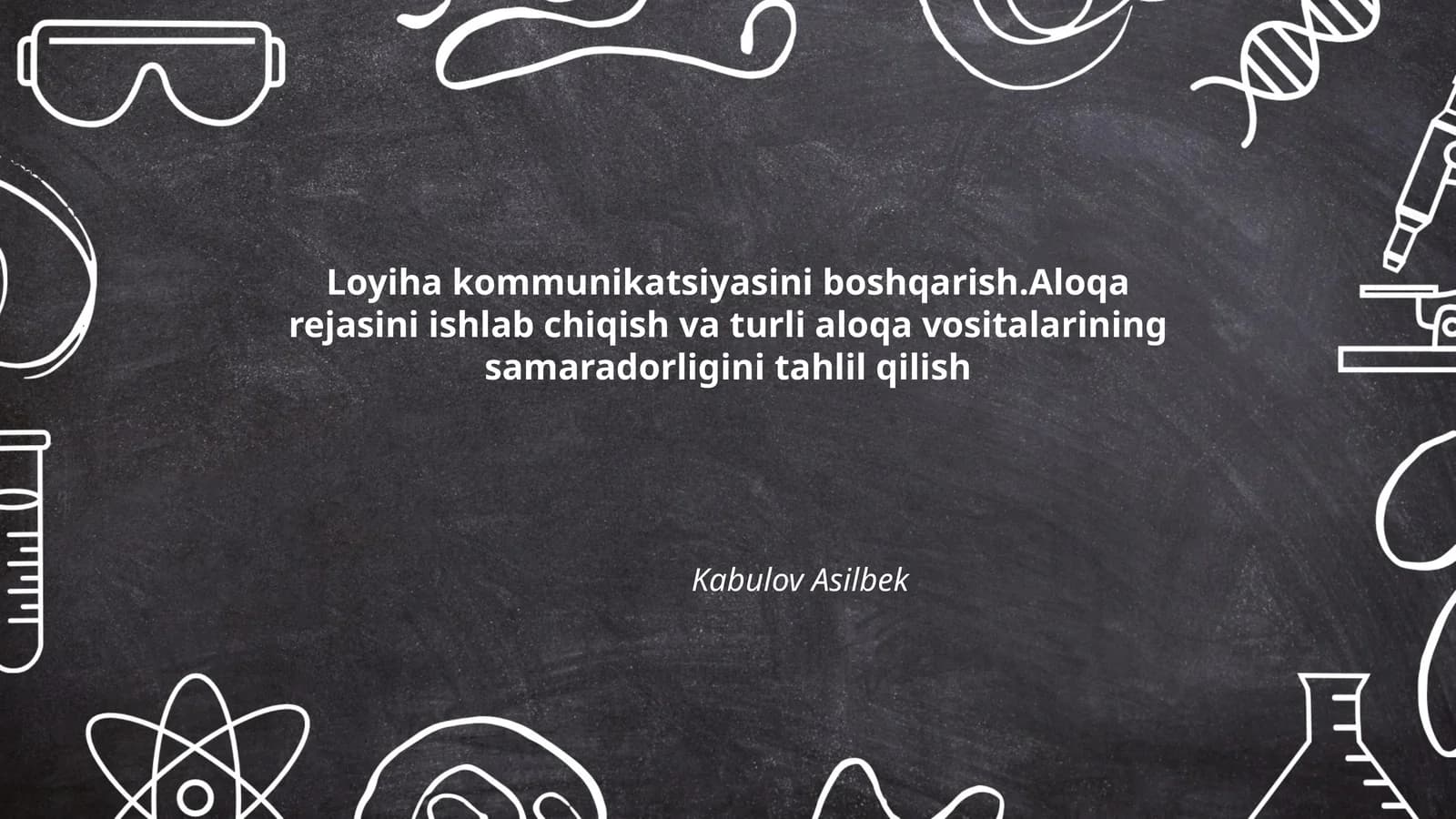 Aloqa kommunikatsiyasini boshqarish