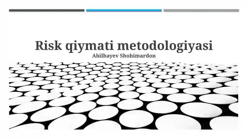 Risk qiymati metodologiyasi