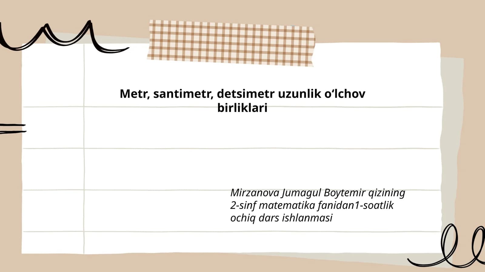 1-soatlik ochiq dars