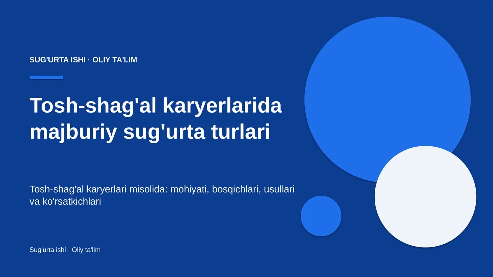 tosh shag'al karyerlarida majburiy sug'urta turlari 8305