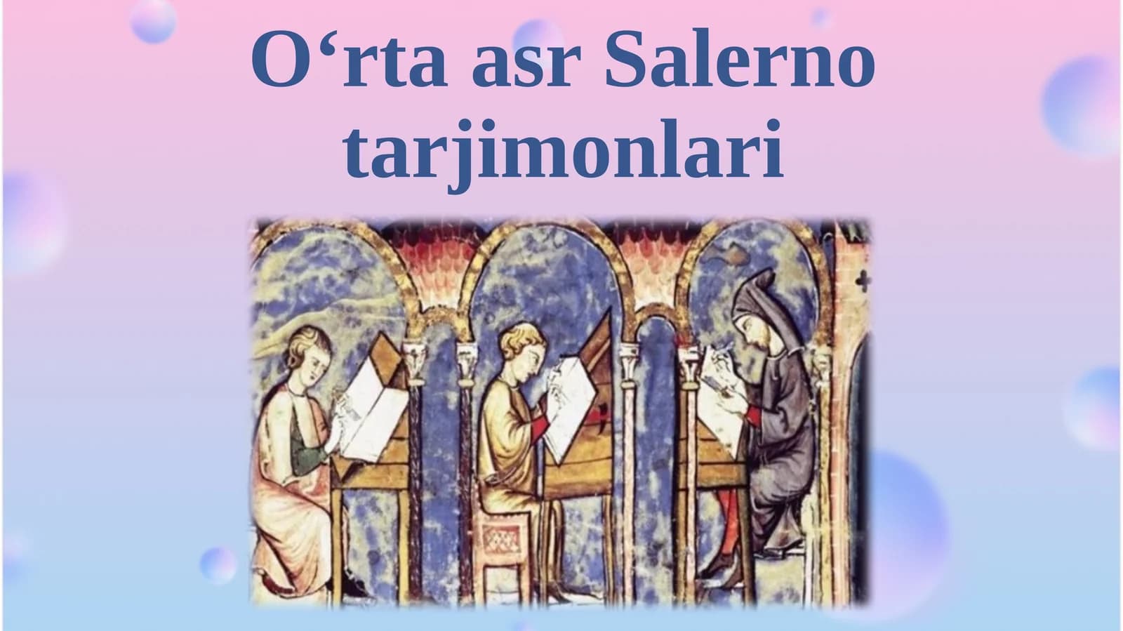 Oʻrtaasr Salerno tarjimonlari